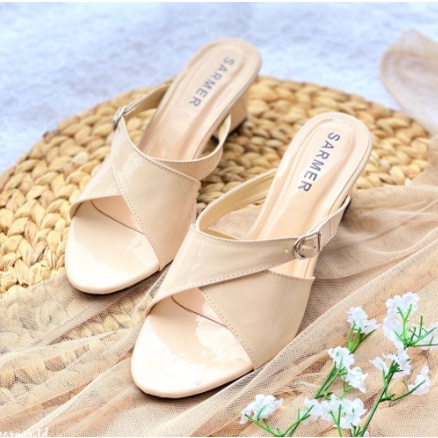 High Heels Sendal Hak Tinggi Wanita Pesta Sandal Haihil Korea Terbaru Heels Hak Tahu Alesh