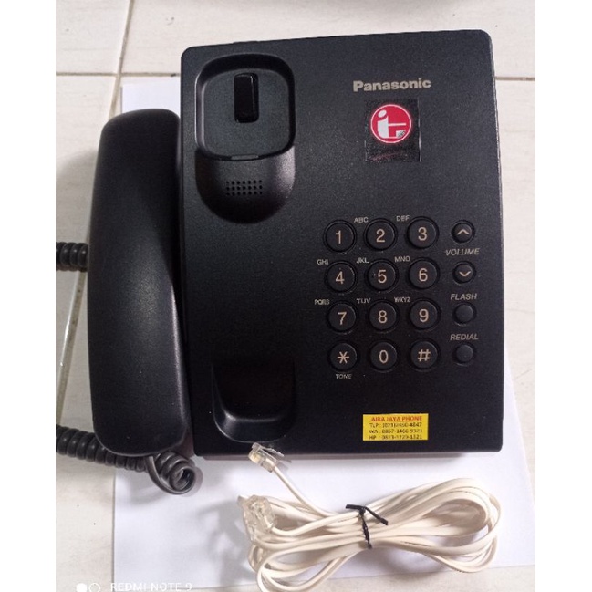 Pesawat Telepon Panasonic SECOND SPESIAL  KX--TS505 / KX-TS500 Telepon Rumah Buat indihome &amp; PABX