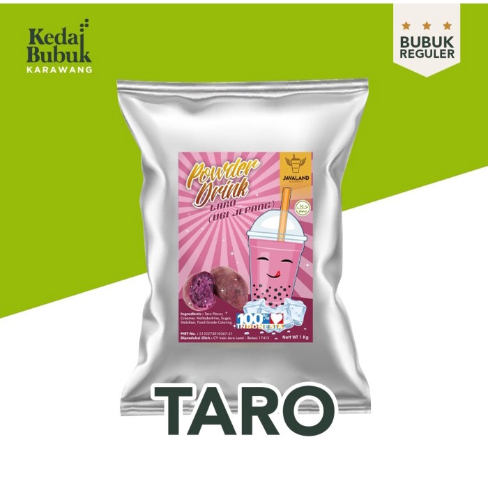 

DISKON - (BISA COD) Taro Reguler Bubuk Minuman Powder Drink Original Javaland 1 kg