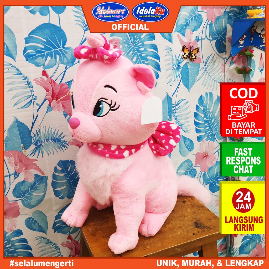 IDOLAKU Boneka Kucing Marie Cat L