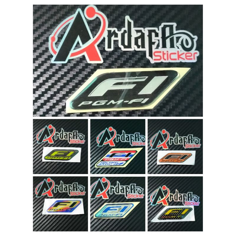 STICKER EMBLEM HONDA FI Timbul