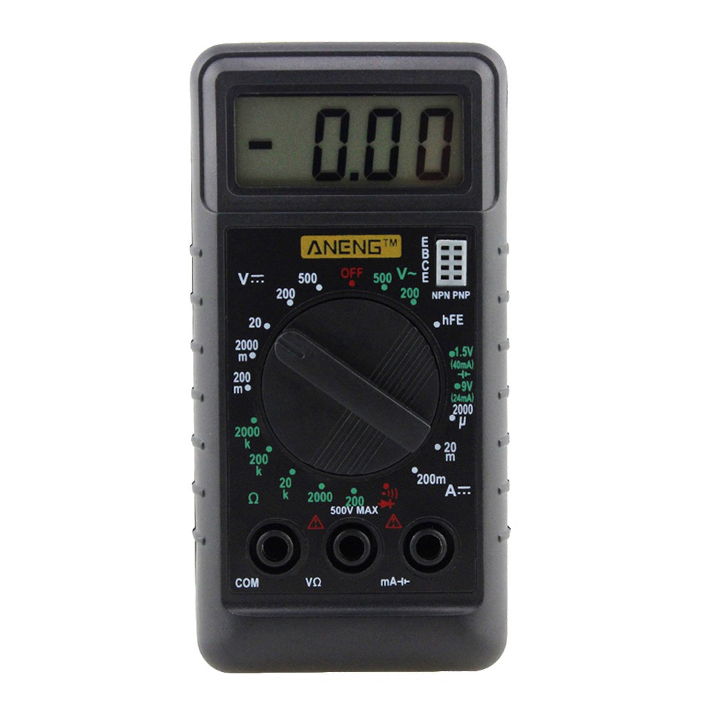 MOJITO Mini Pocket DMM Digital Multi Meter OHM Test Voltmeter Ammeter with Buzzer #MD