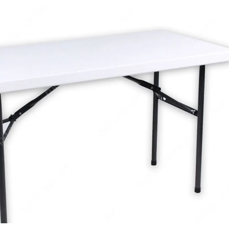 krisbow meja lipat pameran meja makan belajar portable long table 4ft 122cm