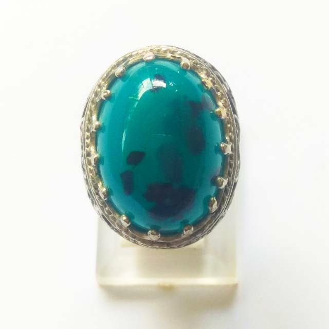 BATU CINCIN AKIK BACAN DOKO TOTOL  SINTETIS SUPER