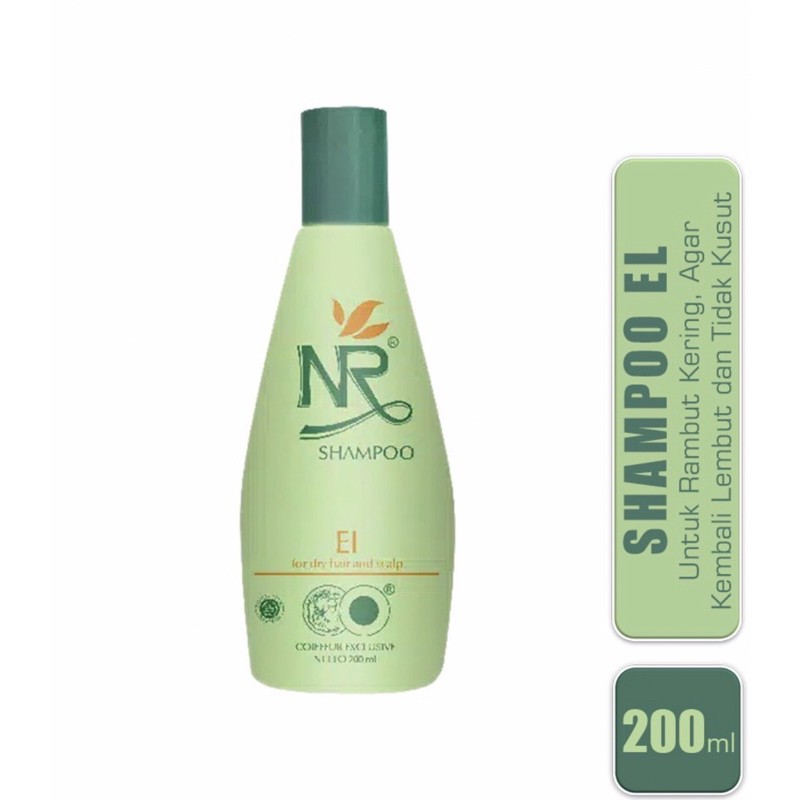 NR shampoo el 200 ml ( shampoo perawatan rambut kering )