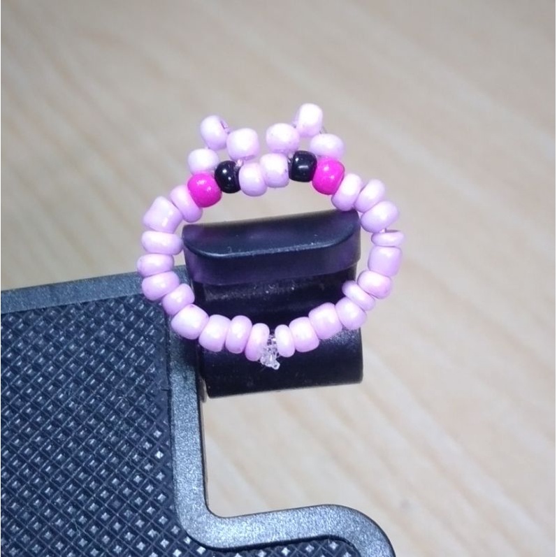 Frog Ring Beads/cincin manik katak