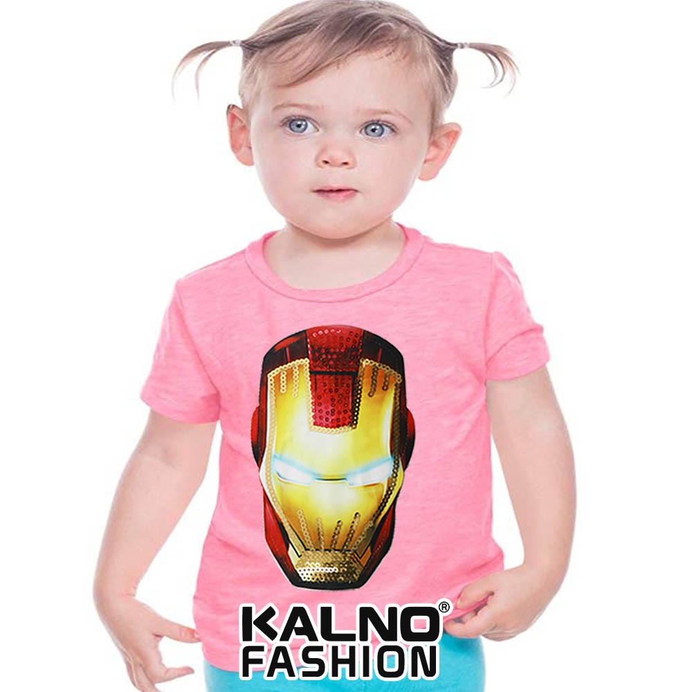 kaos baju anak IRNMAN MUKA umur 1 - 7 tahun baju anak karakter super hero