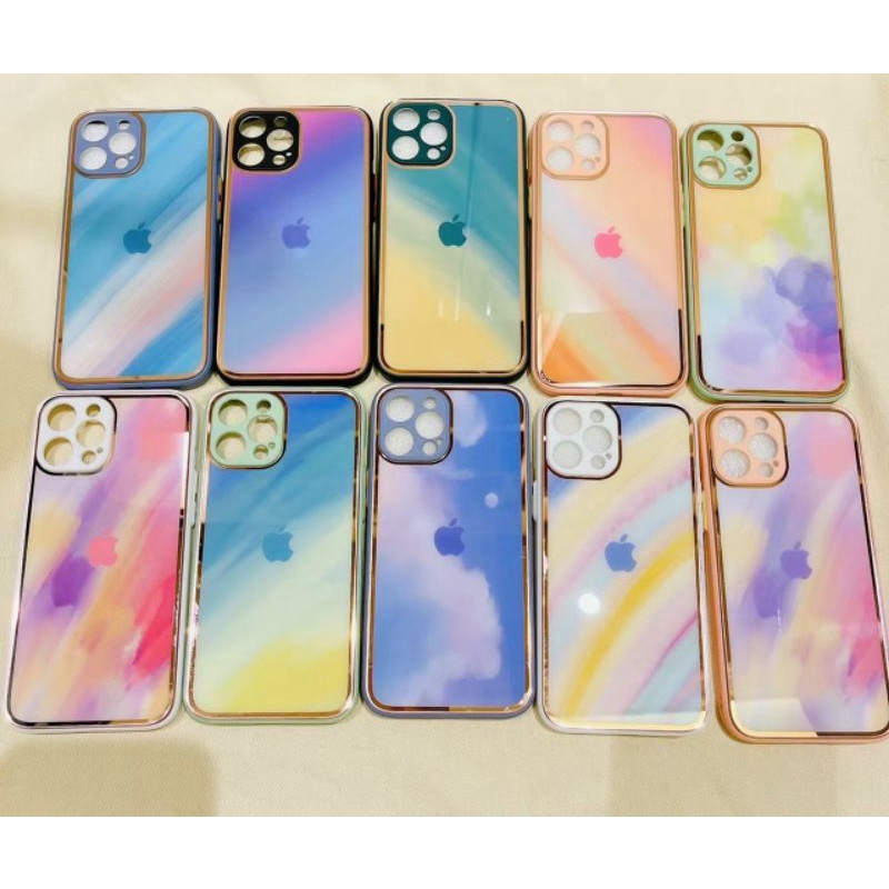 SILIKON CASE GLOSSY PELANGI VIVO Y12S Y20S Y20 Y20i Y12 Y12i Y15 Y17
