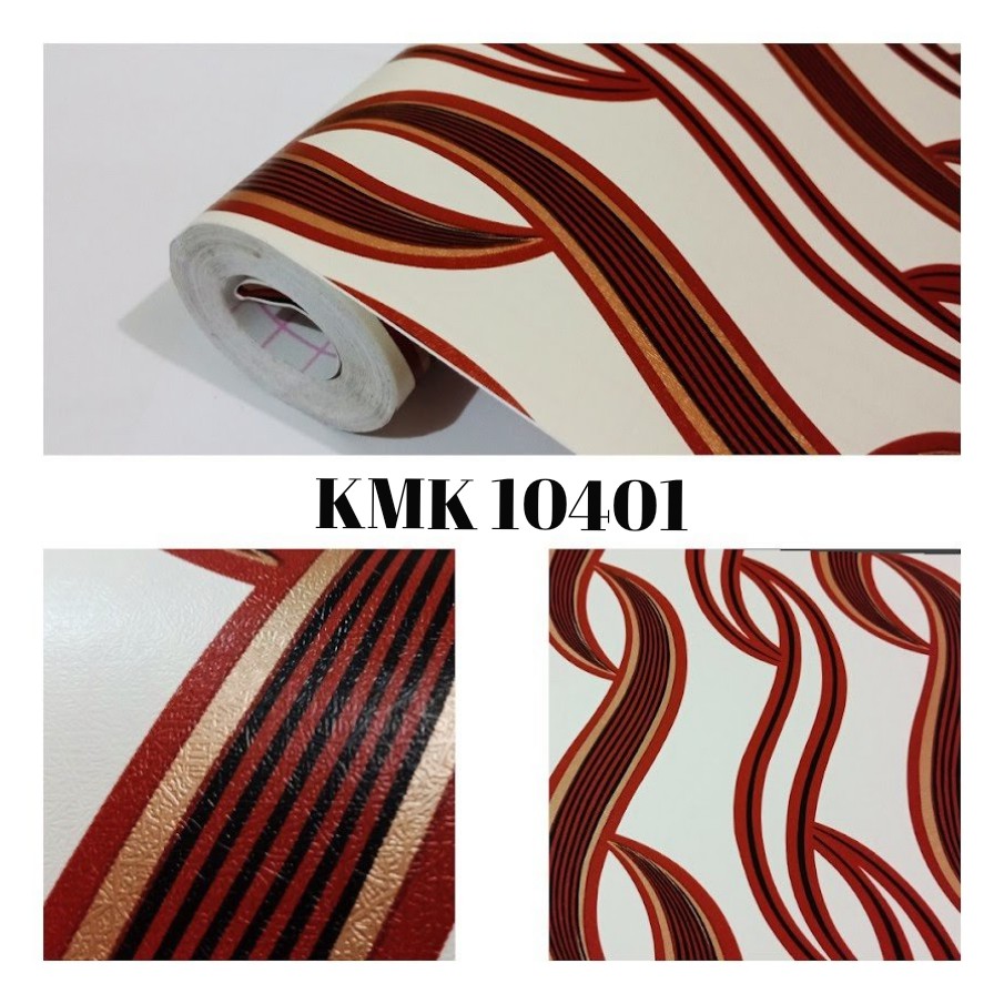 WALLPAPER STICKER 10 METER X 45CM WALPAPER KMK 10401 STIKER DINDING MOTIF BATIK