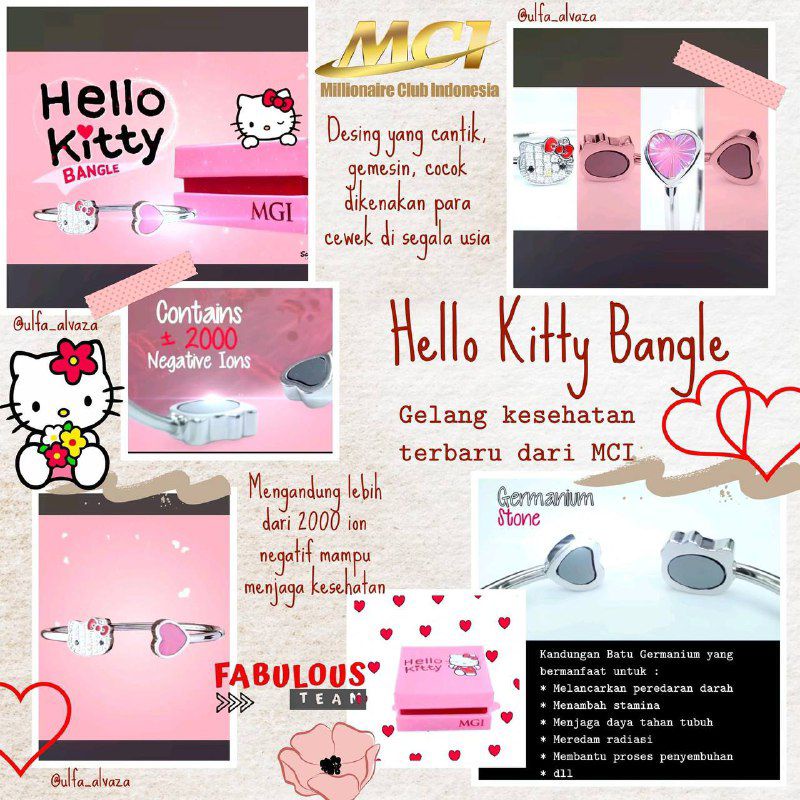 Gelang Hello Kitty MCI
