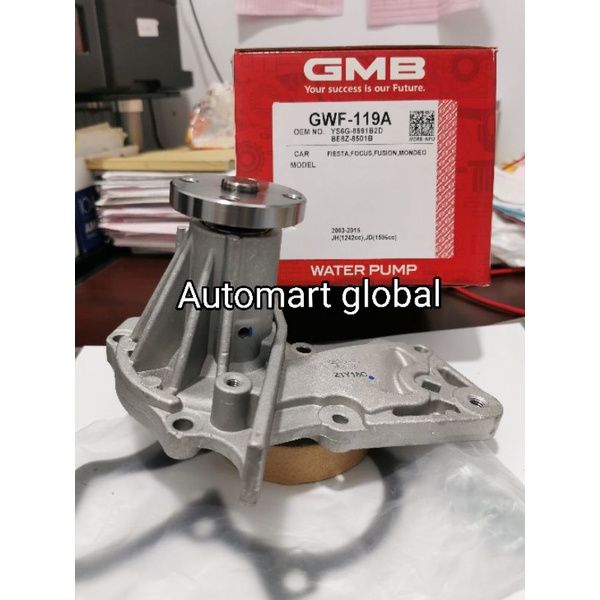 water pump ford fiesta gmb japan asli