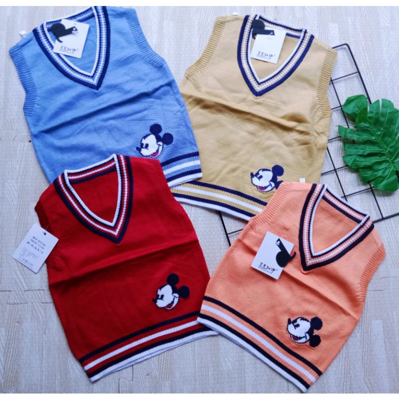 ROMPI VEST RAJUT ANAK COWOK IMPORT PREMIUM 0-6 TAHUN / VEST RAJUT ANAK LAKI LAKI IMPORT