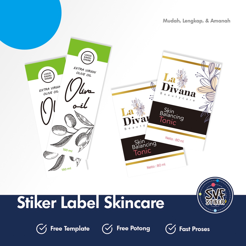 

Stiker / Sticker Label Produk Skincare