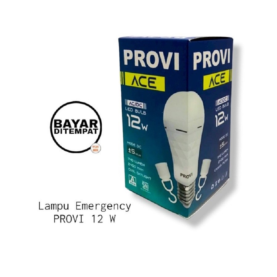 LAMPU LED MAGIC PROVI ACE 12W EMERGENCY MAGIC LED SNI