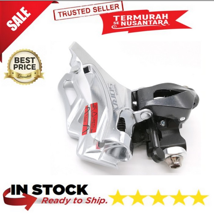 Promo Shimano Sora FD R3030 Front Derailleur 3x9 speed Braze On Berkualitas