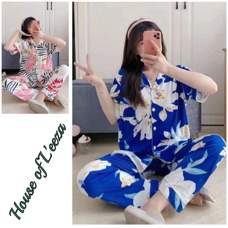 Piyama CP Big Flower print