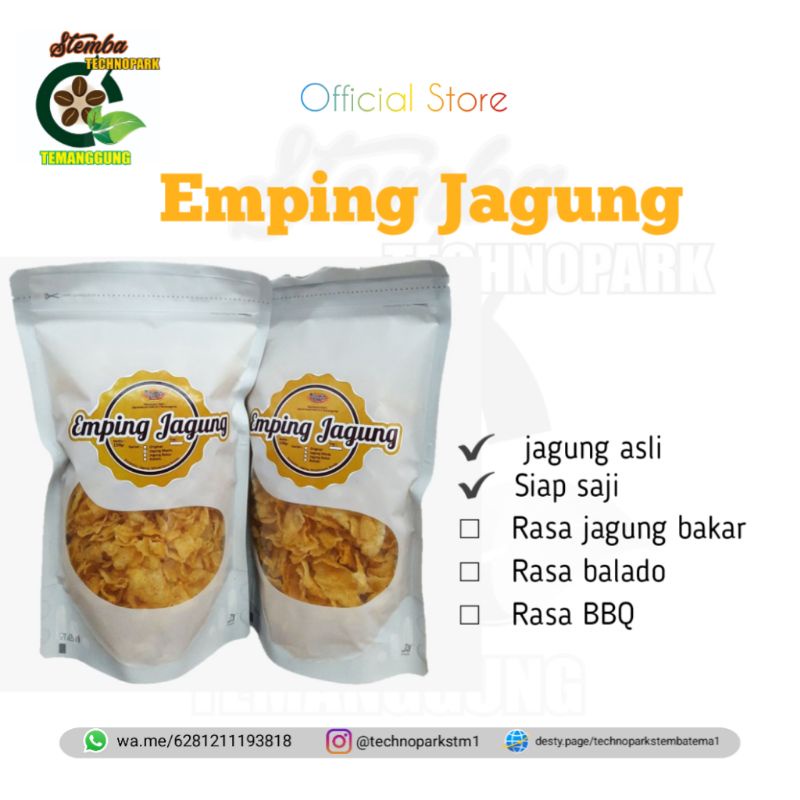 

Keripik Emping jagung Agrista