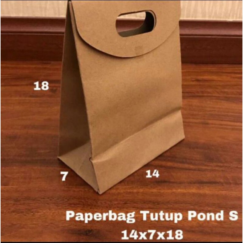 

Paperbag Tutup S Polos 14x7x18 Tas Kertas Goodie Bag (HARGA UTK 20 PCS!!!)