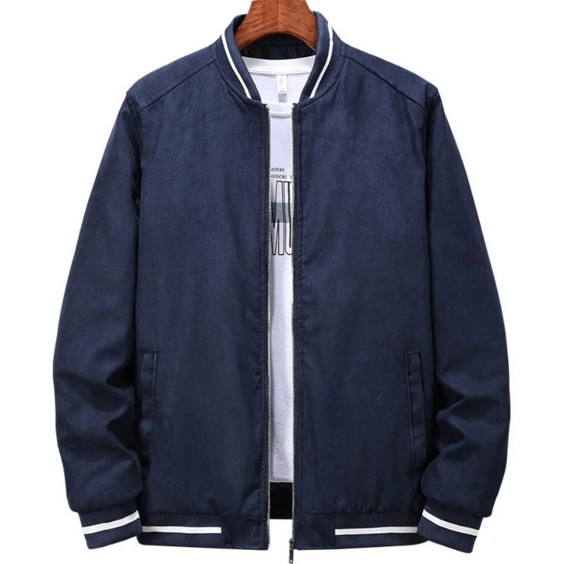 JAKET PRIA DEWASA JAKET BOMBER ZIPER SIZE M-XXL