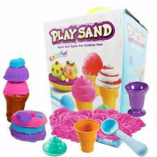 Mainan Pasir Ice Cream Playsand Ice Cream pasir kinetik