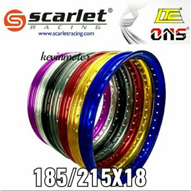 VELG PELEK RING 18 SCARLET RING 18 UK 185/215 BUAT MOTOR RXKING