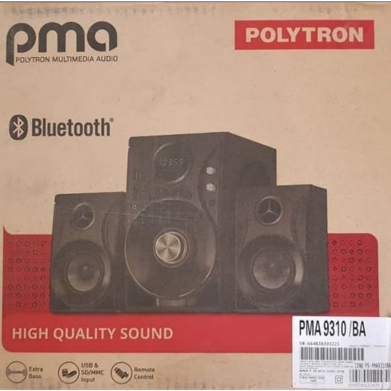 Polytron PMA9310 Bluetooth Speaker Multimedia