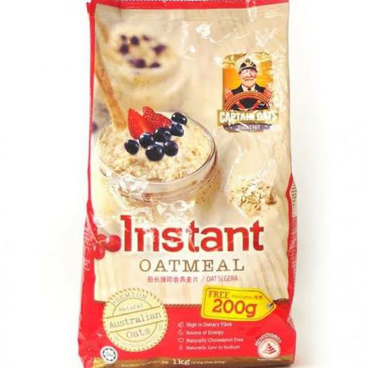 

CAPTAIN OATS INSTANT OATMEAL