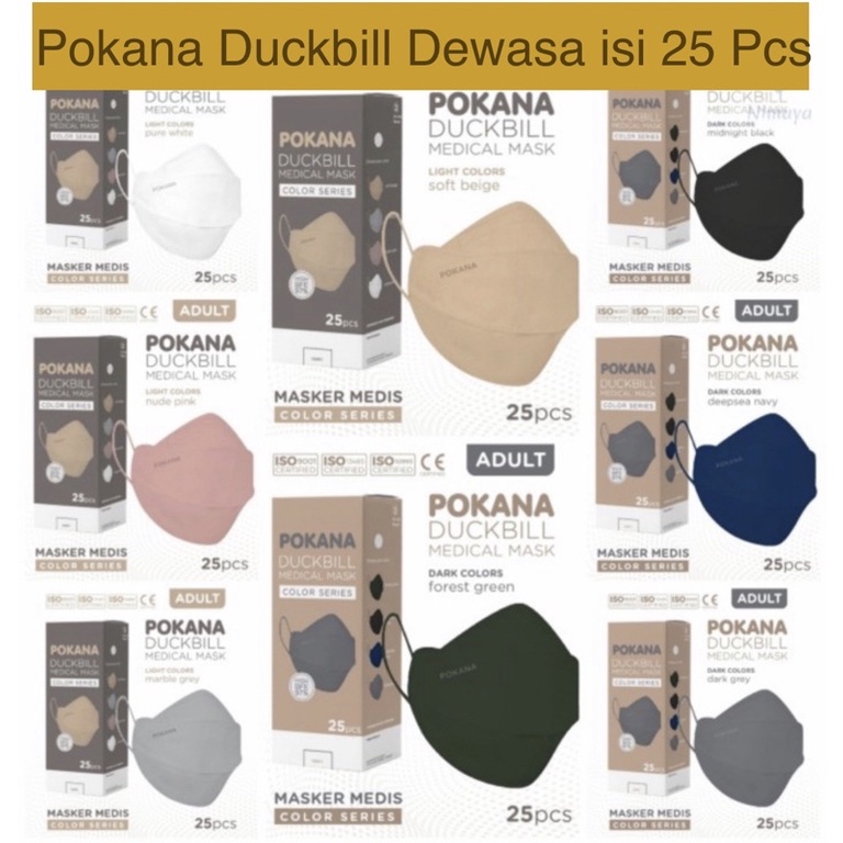Masker POKANA Duckbill Box isi 25 pcs