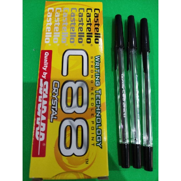 

Pulpen Ballpoint C88 Crystal isi 12 pcs