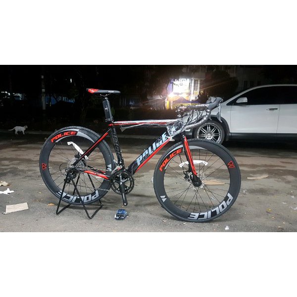 Sepeda Balap Police 911 Alloy Shimano Claris 2x8 Speed