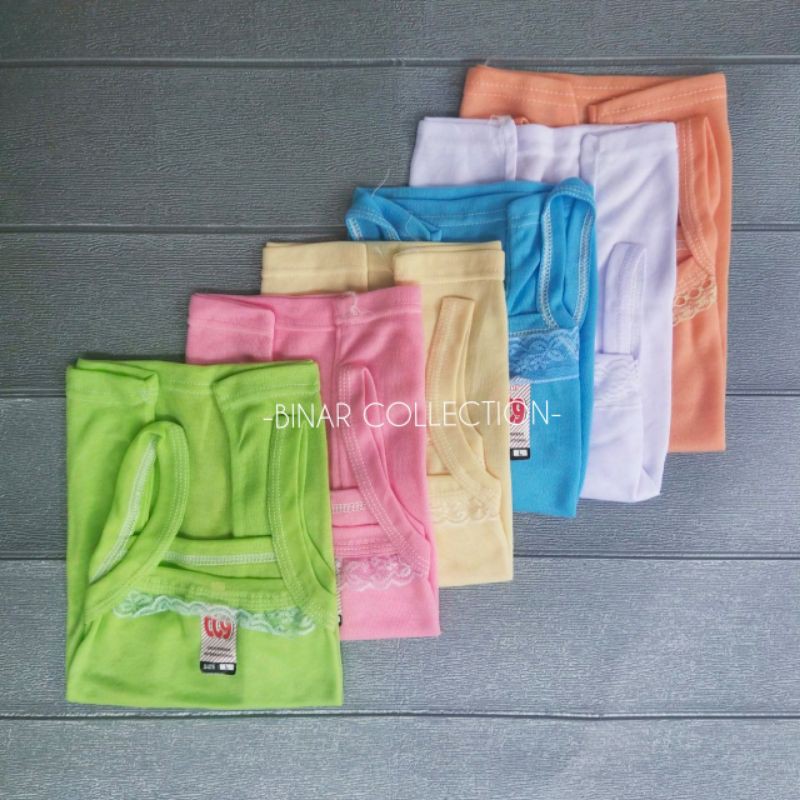 Kaos Singlet Renda 009 anak murah perempuan L XL 3L / Singlet anak cewek murah