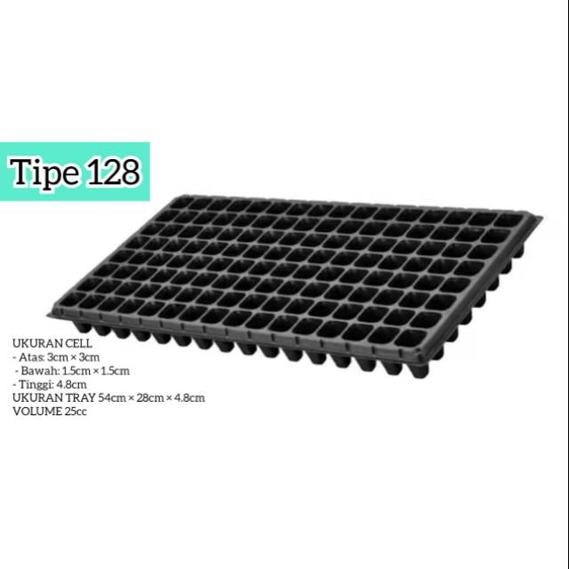 Nampan semai potray semai potrey lubang 50, 72, 105, 128, 162, 200, 288