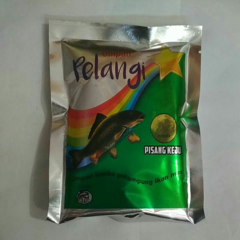 umpan pelangi pisang keju