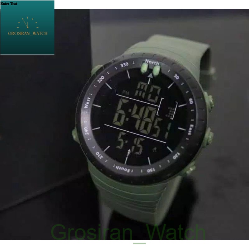 Jam Tangan Pria Sporty Viral Core Digital Strap Rubber [G_W]