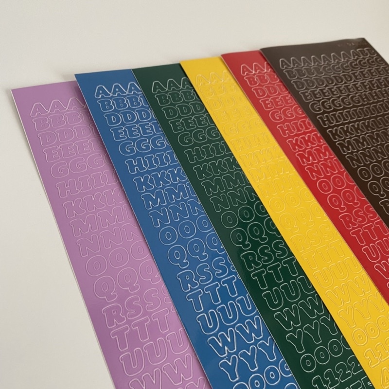 

[ready] polticker newkid uppercase alphabet sticker