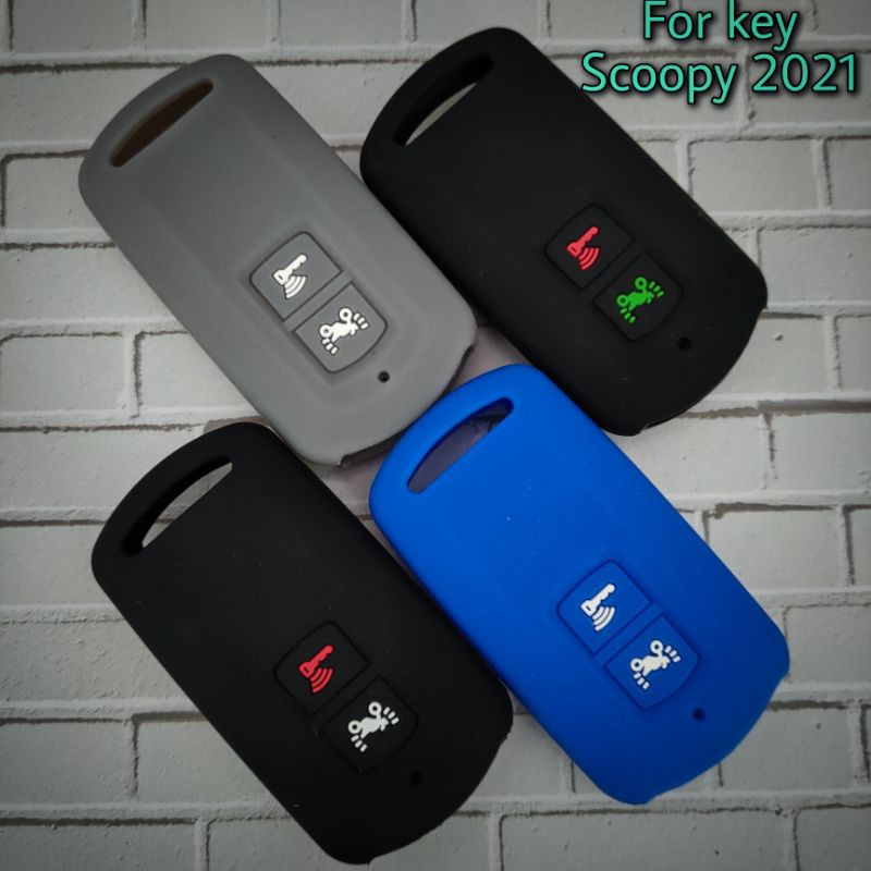 Kondom silikon sarung kunci remote keyless motor honda new scoopy 2021 vario 150-1