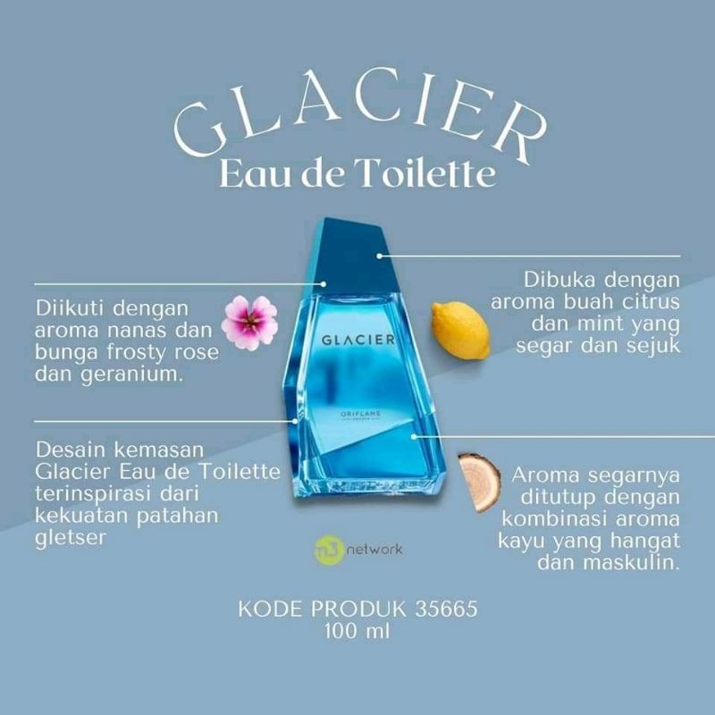 Glacier Eau de Toilette / Glacier Rock Eau de Toilette / Glacier Fire Eau de Toilette