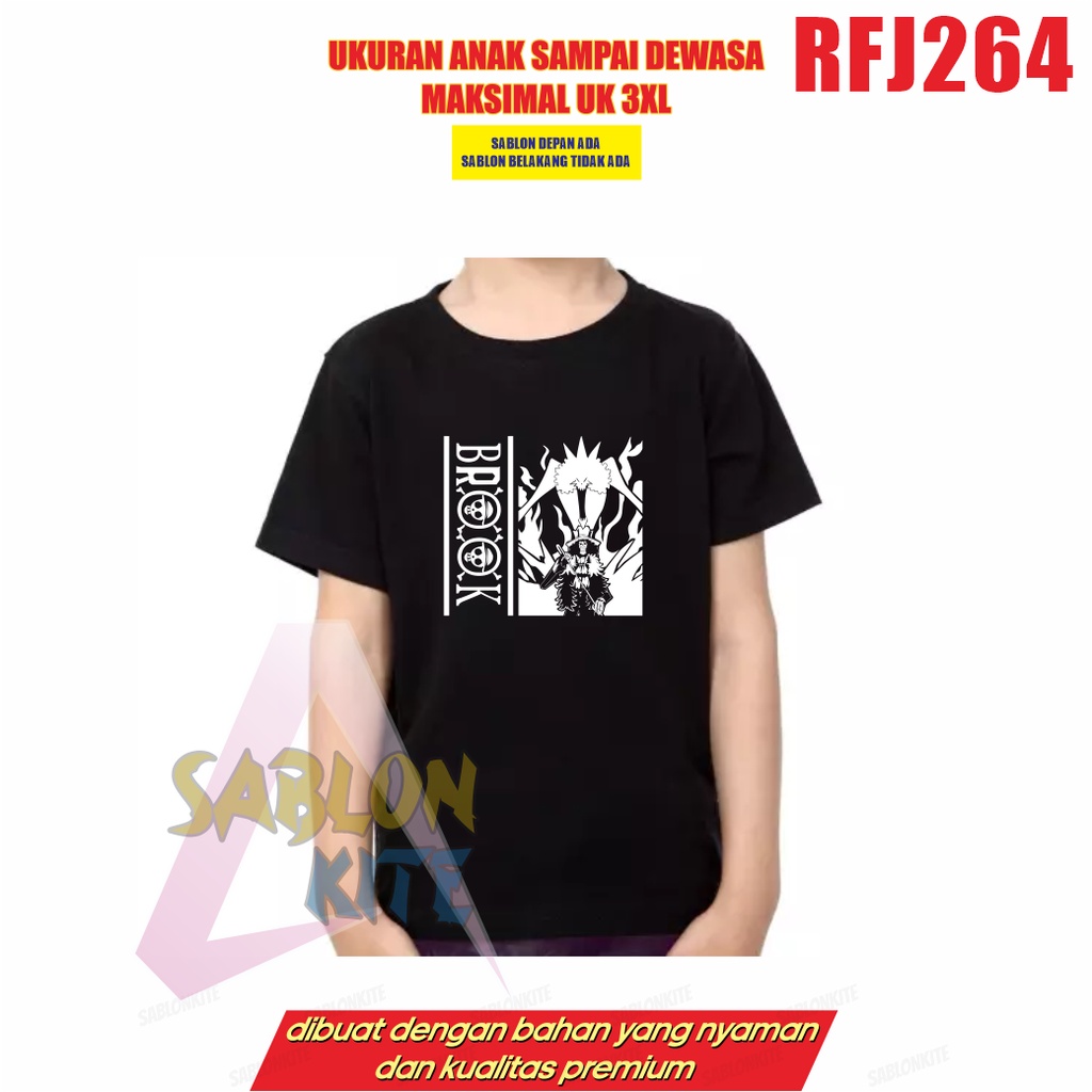 MURAH!!! KAOS KEREN ANIME BROOK RFJ264 ONE PIECE