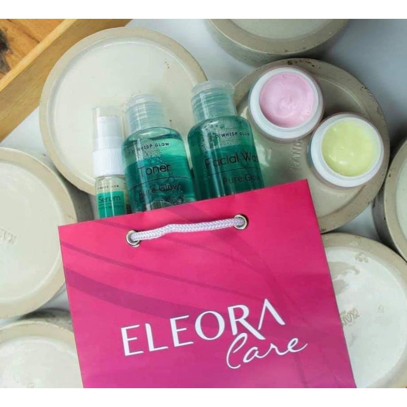 ELEORA CARE. D'WISP ELEORA. SKINCARE BPOM. PEMBERSIH WAJAH. PEMBERSIH JERAWAT. BISA COD.