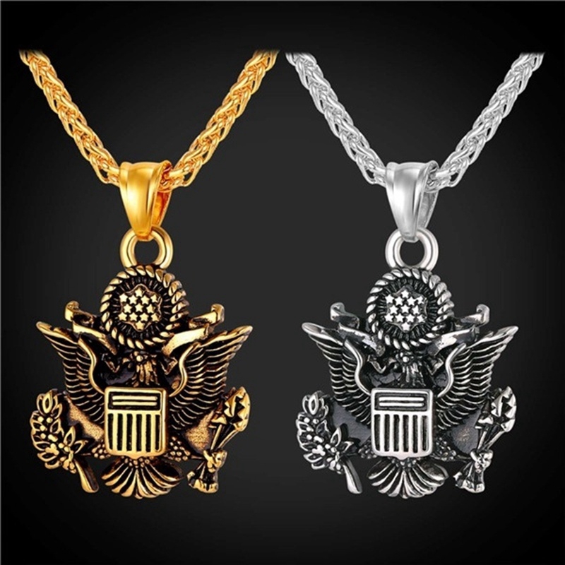 New men's fashion Eagle Pendant Necklace souvenir jewelry