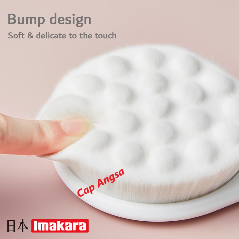 IMAKARA JAPANESE BATH BACK SCRUB BODY BRUSH SOFT BRISTLE LONG HANDLE SRUBBER SIKAT PUNGGUNG GOSOK BADAN LEMBUT HALUS ALAT GOSOKAN MANDI PANJANG