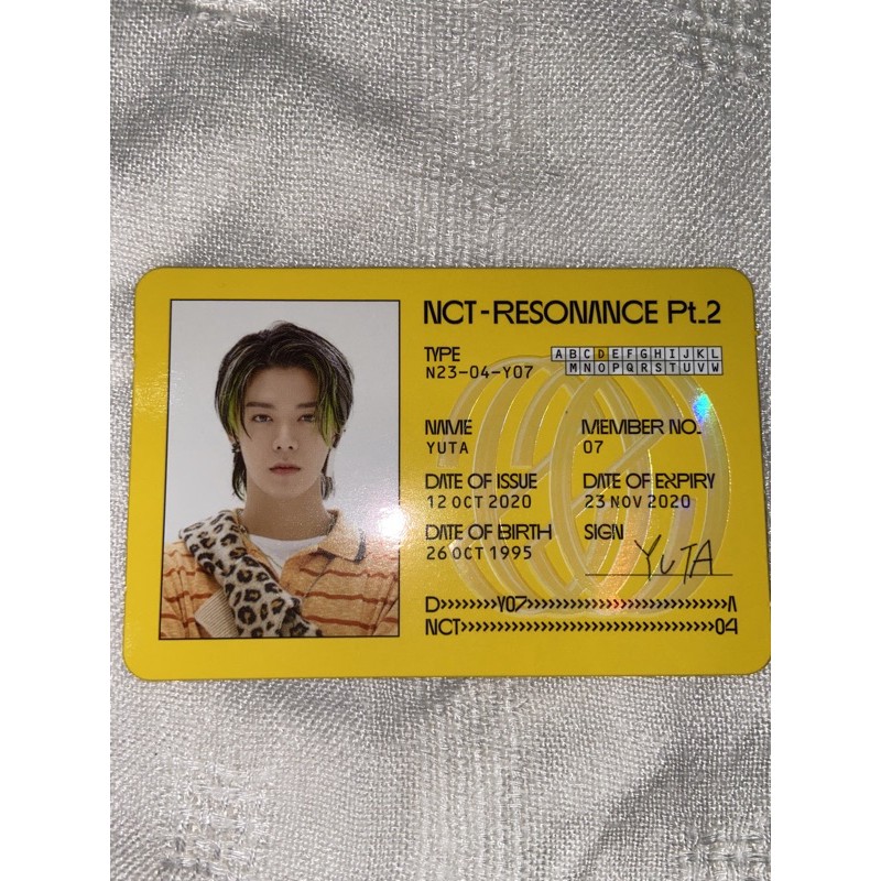 Access Card / AC Yuta NCT 2020