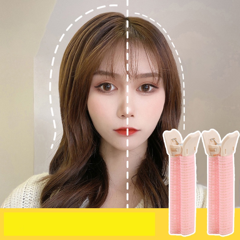 Hair Fluffy Handy Tool Air Bangs Hair Clip 2022gaya Baru Curling Tube Aksesoris Rambut Hiasan Kepala Hair Heel Fluffy Clip