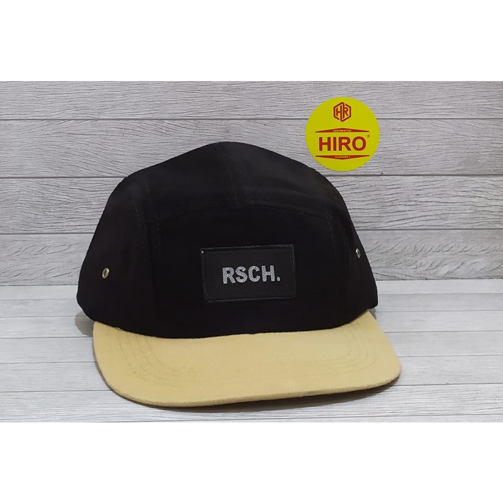 [COD]Topi Distro Pria/Topi Snapback Rsh Kombinasi Lima panel New Model/Topi Keren