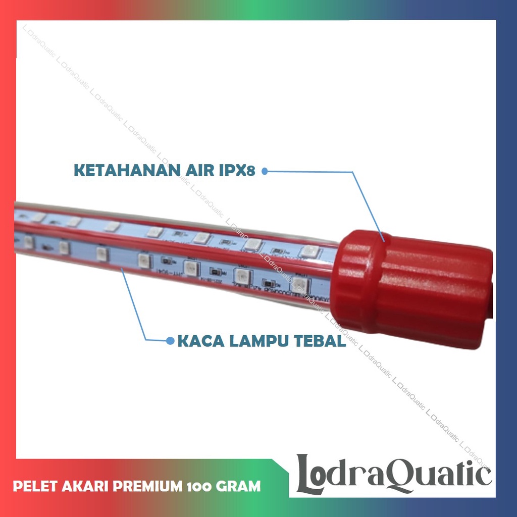 GARANSI ! LAMPU TANNING RECENT PRO VIEW UKURAN 60 CM-1500 CM 2 DIMENSI LAMPU TANNING ARWANA LAMPU TANNING MURAHPRO RED DAY AND NIGHT LAMPU LED TANNING ARWANA SUPER RED LAMPU TANNING LOUHAN CHANNA