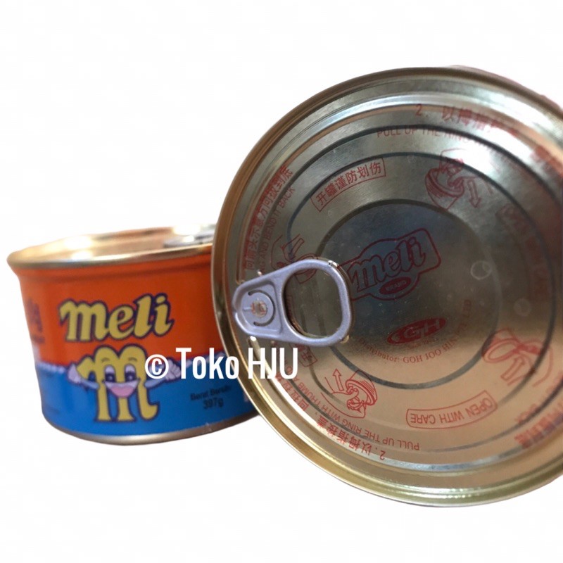 

Mili pork luncheon meat maling ( ham babi kaleng) 397g