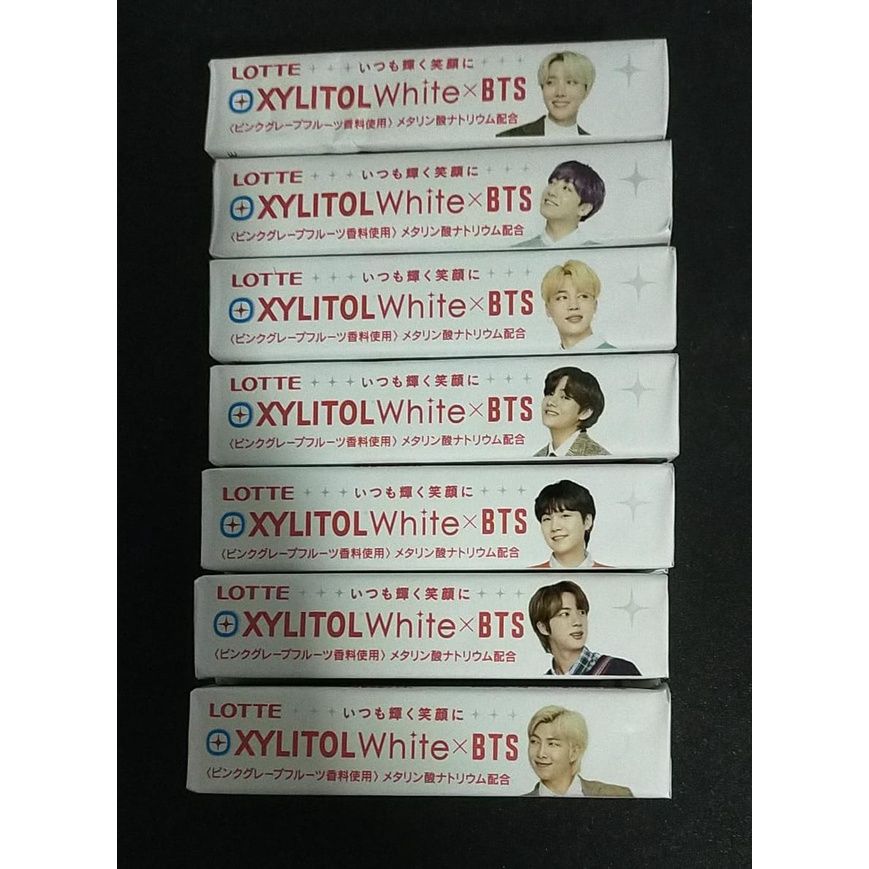 

BTS XYLITOL LOTTE JAPAN Permen Karet Gum READY STOK (SET isi 7)