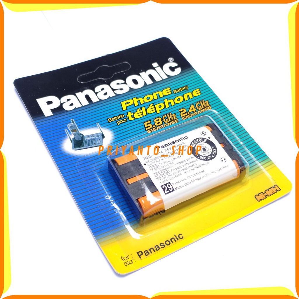 Batu Battery Batrei Panasonic type 29 Rechargeable Panasonic HHR-P104