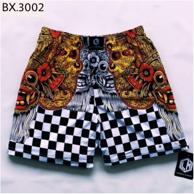 CD CELANA BOXER DALAM DALAMAN PRIA MOTIF UNIK BARONG LEAK BALI BX3002