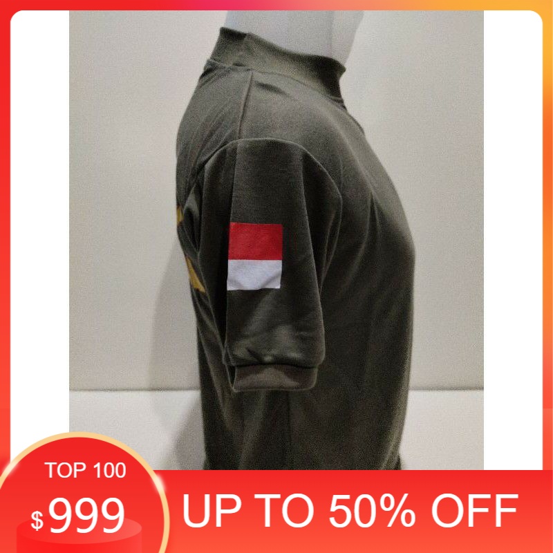 BAJU KAOS SATPOL PP LEHER TINGGI LENGAN PENDEK